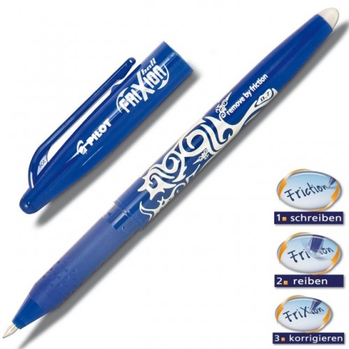 Ролер PILOT FriXion, 0.7, BL-FR7-L с гума