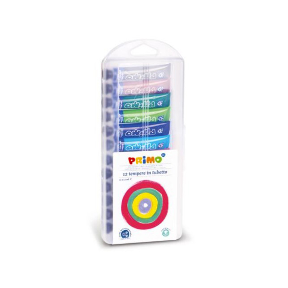 Темперни бои PRIMO, 12цв., 12ml.