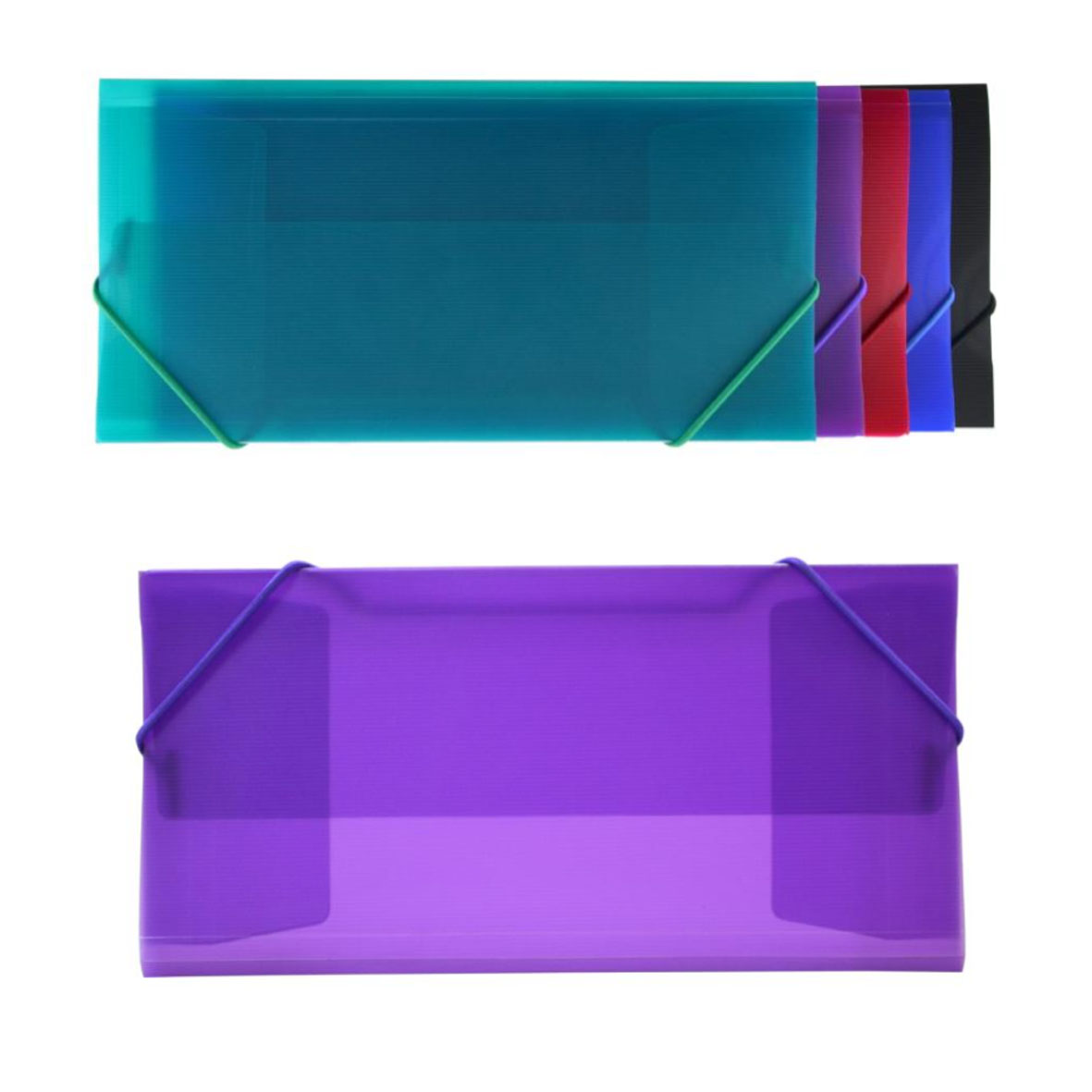 PVC папка Office box DL с ластик, 50815