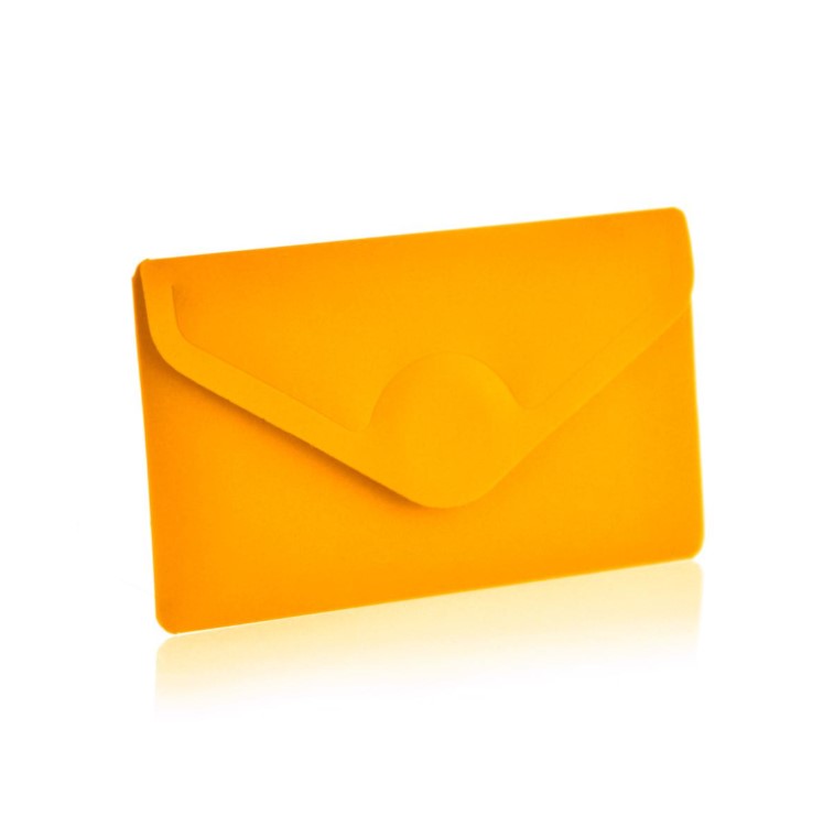 PVC папка Office box CARD с велкро, 6х10.5см, оранж-90618