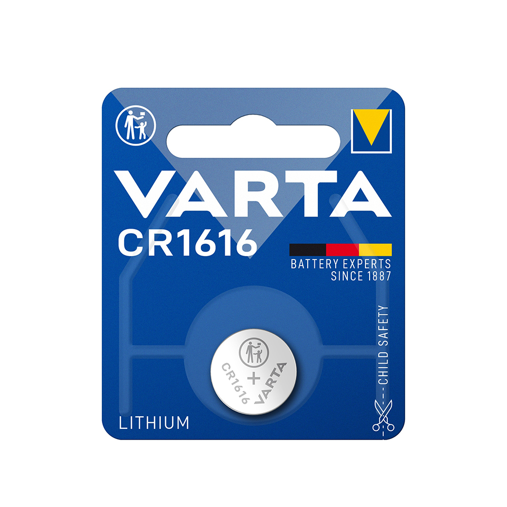 Бат. CR1616, VARTA