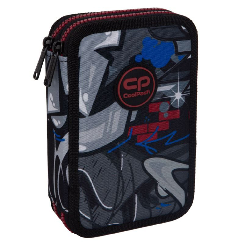 Пълен несесер COOLPACK STREET ART F066706, 2ципа