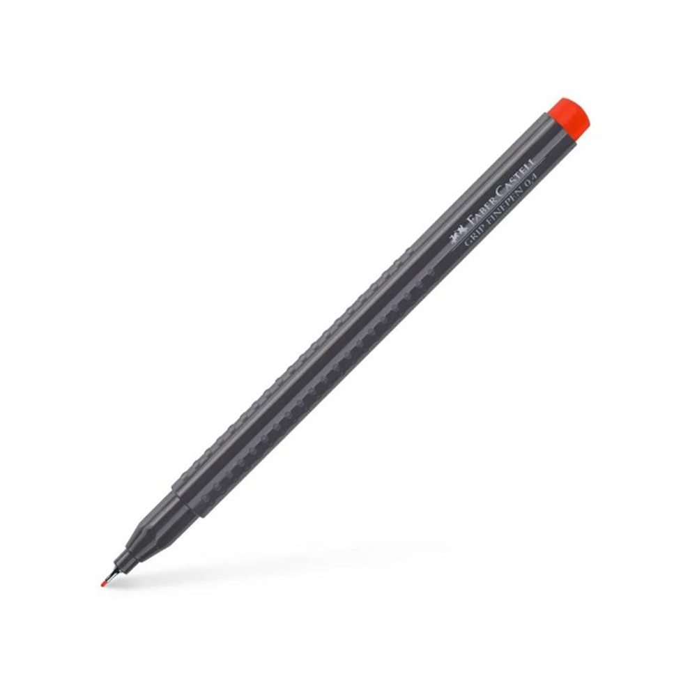 Тънкописец Faber-Castell Grip, 151621, червен