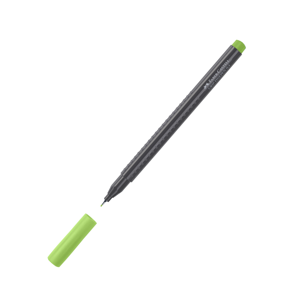 Тънкописец Faber-Castell Grip, 151666, трев. зелен