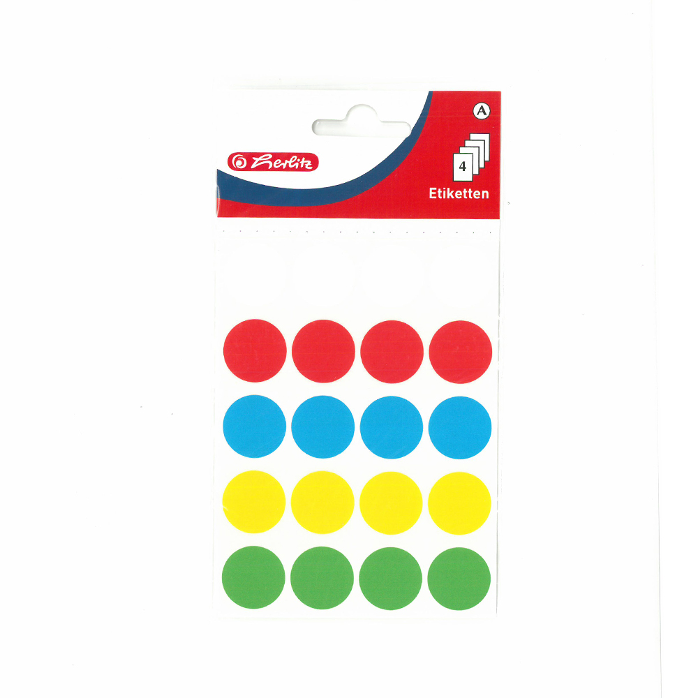 Етикети кръгове, к-т Herlitz