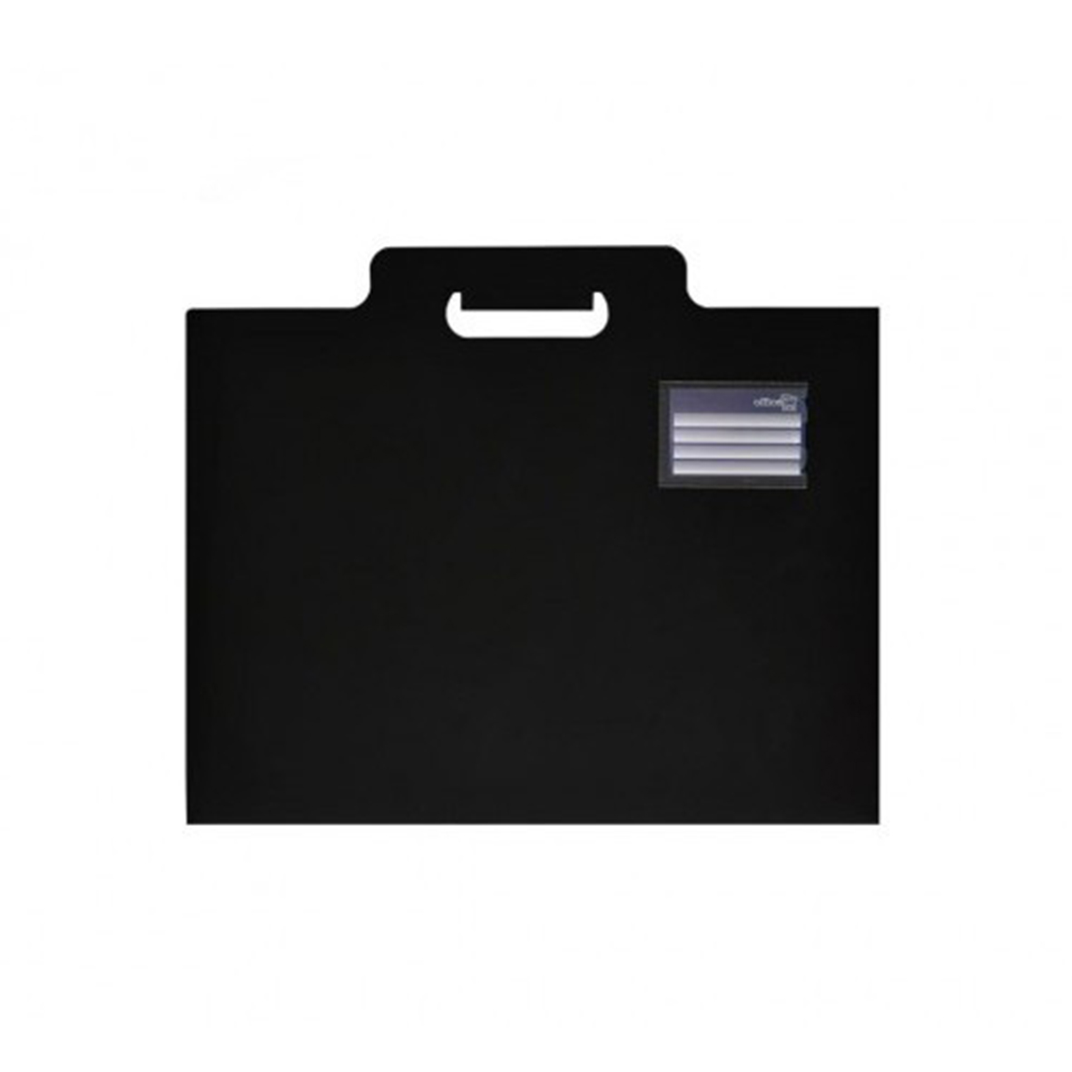 PVC чанта Office box А3 с дръжка, черна, 57368