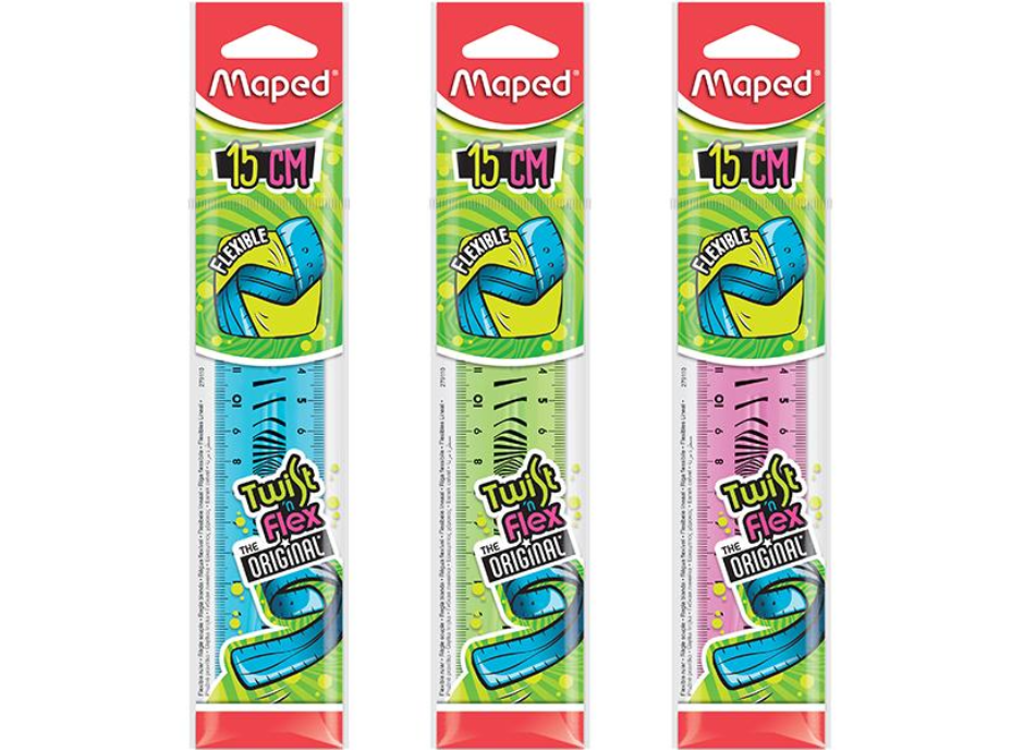 Линия 15см. Maped, Twist and flex, 791108