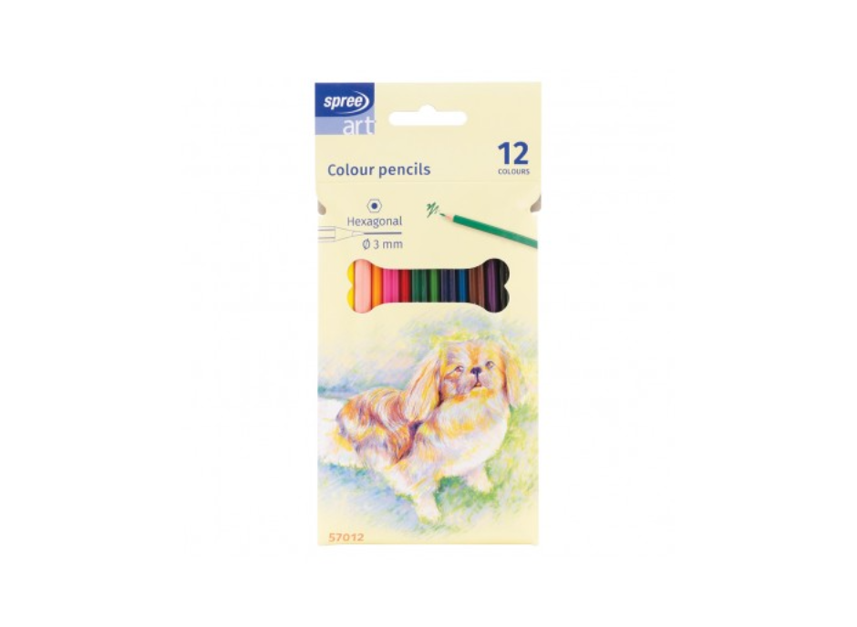 Цв. моливи Spree, 12цв., 57012