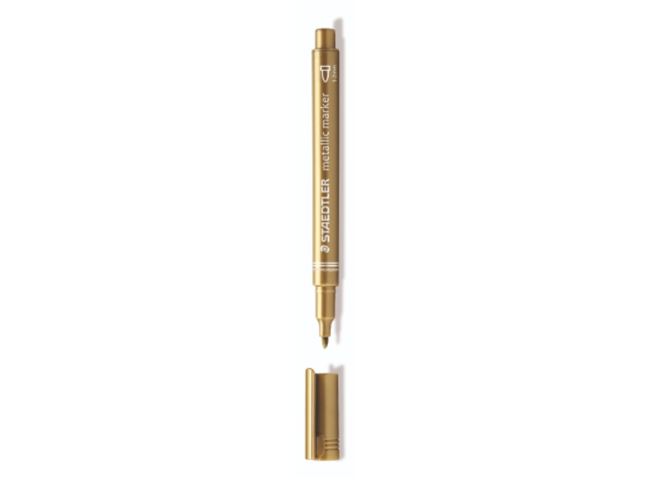 Тънкописец Staedtler, 1-2мм, златен