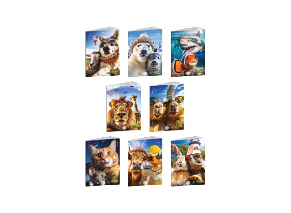 Тетрадка Blasetti Animal selfie, г.ф., 42л., 100гр., 9402